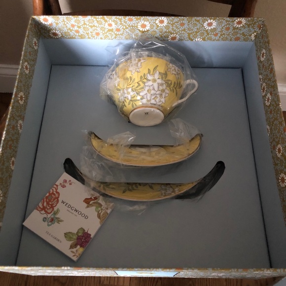 Wedgwood England Other Wedgwood Tea Garden Lemon Ginger 3pc Set Poshmark